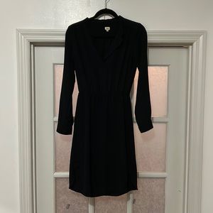 Black long-sleeved Wilfred dress size xxs
